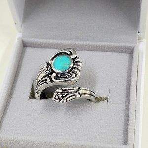 Sterling Silver Regal Spoon Ring